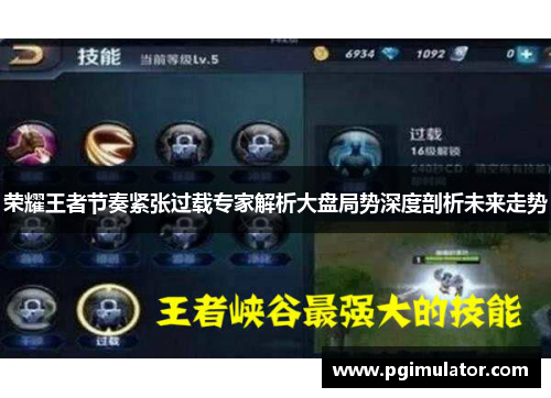 荣耀王者节奏紧张过载专家解析大盘局势深度剖析未来走势